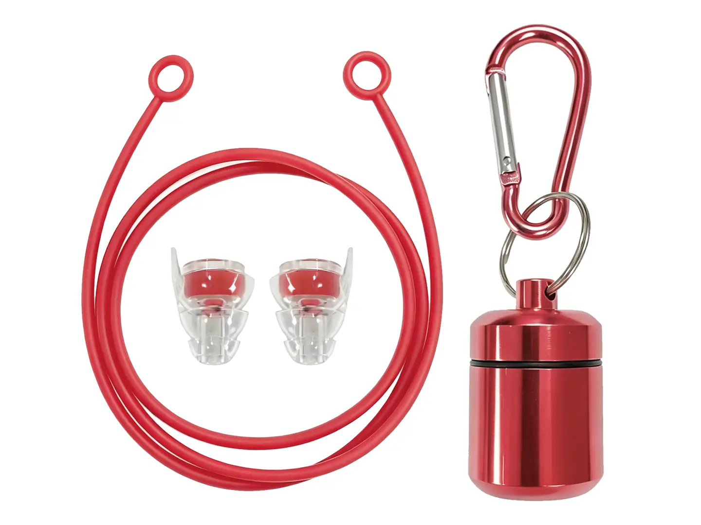 Red Ear Candy earplug set